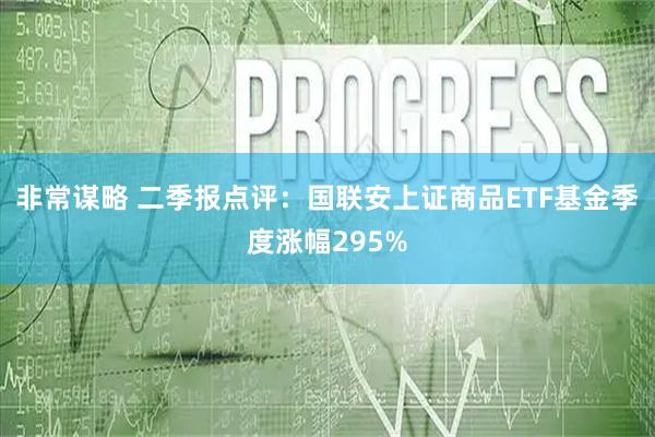 非常谋略 二季报点评:国联安上证商品ETF基金季度涨幅295%